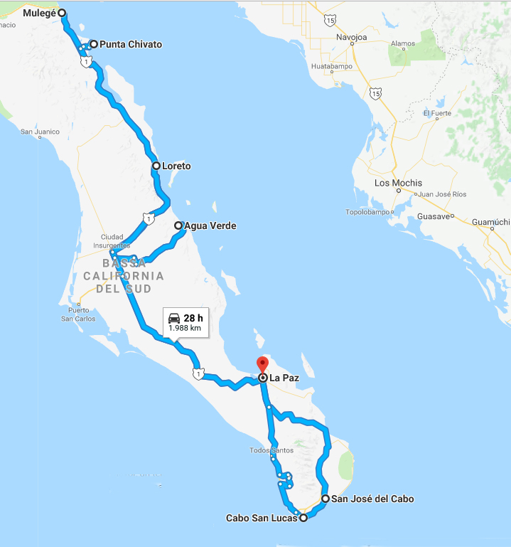 L'itinerario - a grandi linee